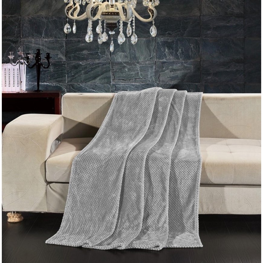 DecoKing Bedspread HENRY STEEL 170x210 – 4
