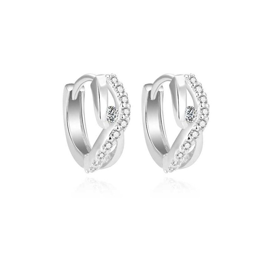 Beneto Shiny round earrings made of