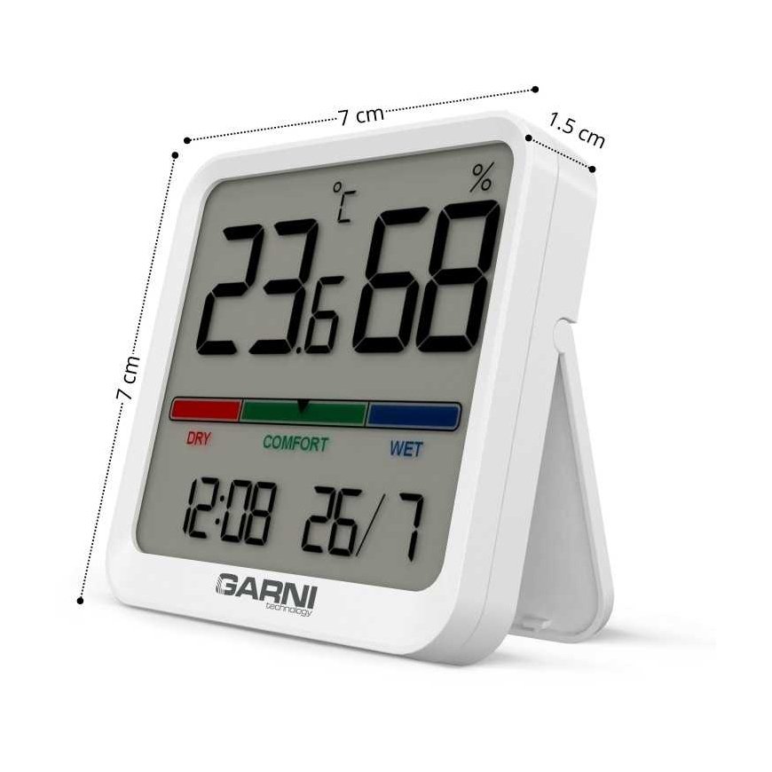 Garni Technology GARNI 151TH - Digitaalinen lämpömittari kosteusmittarilla sisäkäyttöön – 4