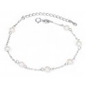 Agato Charming silver bracelet with pearls AGB784/21P Agato Charming silver bracelet with pearls AGB784/21P