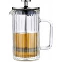 ZAPARZACZ DO KAWY HERBATY SZKLANY 1000ML FRENCH PRESS KLAUSBERG KB-7758 Sidabrinis ZAPARZACZ DO KAWY HERBATY SZKLANY 1000ML FRENCH PRESS KLAUSBERG KB-7758 Sidabrinis
