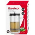 ZAPARZACZ DO KAWY HERBATY SZKLANY 1000ML FRENCH PRESS KLAUSBERG KB-7758 Silver ZAPARZACZ DO KAWY HERBATY SZKLANY 1000ML FRENCH PRESS KLAUSBERG KB-7758 Silver