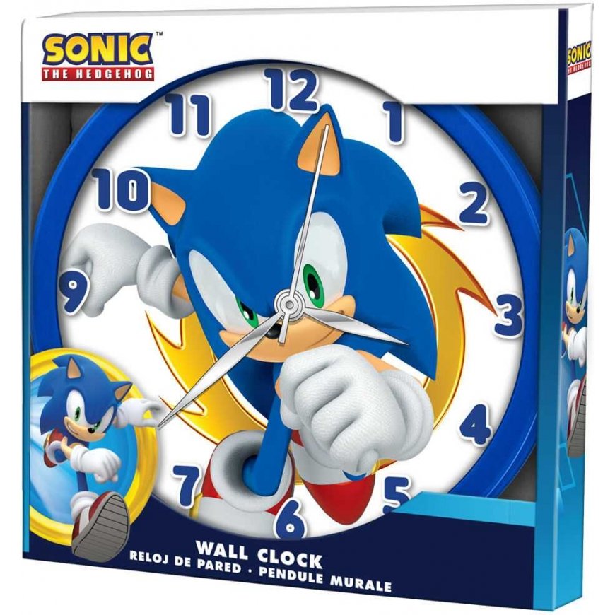 Sega Sonic wall clock