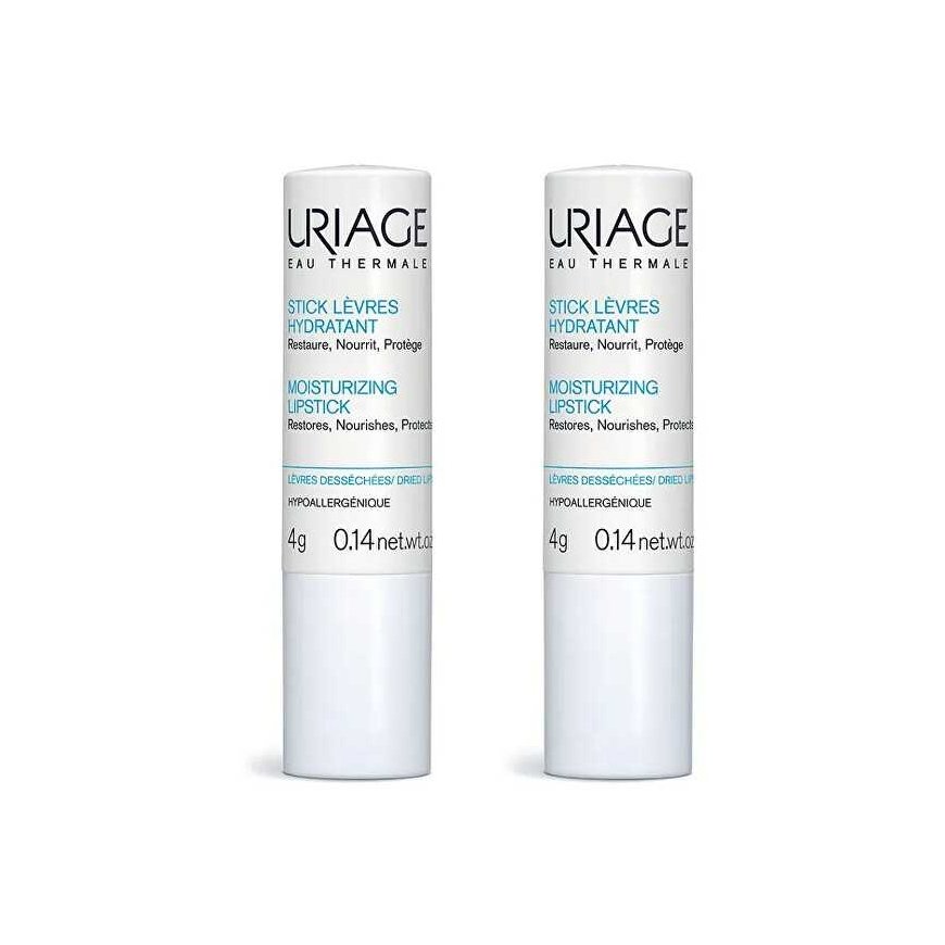 Uriage Moisturizing Lip Balm Set 2 x 4 g