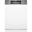 Bosch SMI6ECS12E Series 6 Pusiau integruota indaplovė EEK A 60 cm šlifuotas nerūdijantis plienas Bosch SMI6ECS12E Series 6 Pusiau integruota indaplovė EEK A 60 cm šlifuotas nerūdijantis plienas