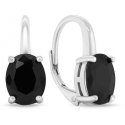 Brilio Silver Brilio Silver Original silver earrings with black zircons EA750WBC Brilio Silver Brilio Silver Original silver earrings with black zircons EA750WBC