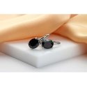Brilio Silver Brilio Silver Original silver earrings with black zircons EA750WBC Brilio Silver Brilio Silver Original silver earrings with black zircons EA750WBC