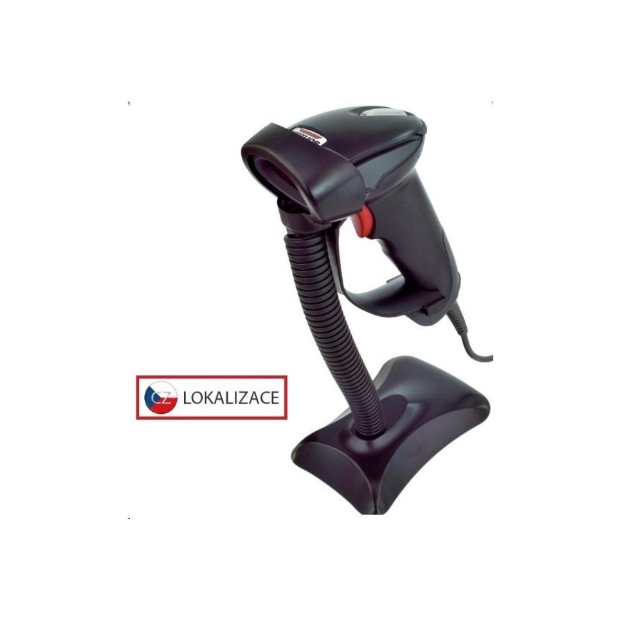 Scanner kodów kreskowych Virtuos Virtuos laserová čtečka HT-900A, USB (emulation keyboard/RS232), black – 2