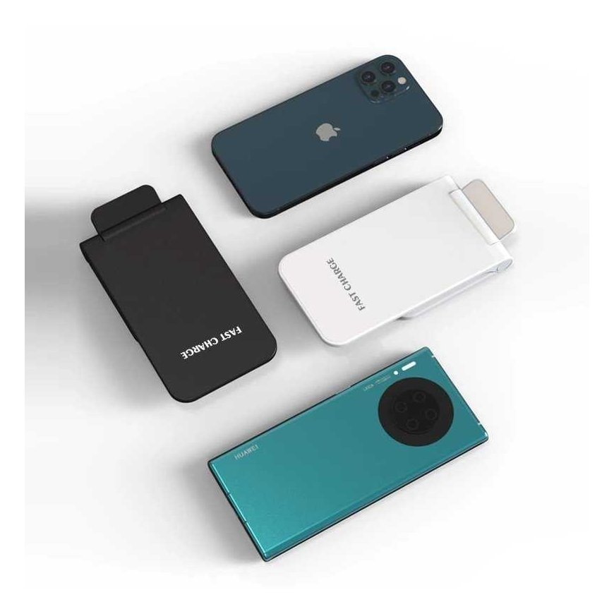 1st Cool Charger 1stCOOL 1stCOOL wireless QI charger H18, foldable stand, USB-C, white – 3
