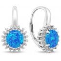 Brilio Silver Brilio Silver Elegant silver earrings with zircons and opals EA931WB Brilio Silver Brilio Silver Elegant silver earrings with zircons and opals EA931WB