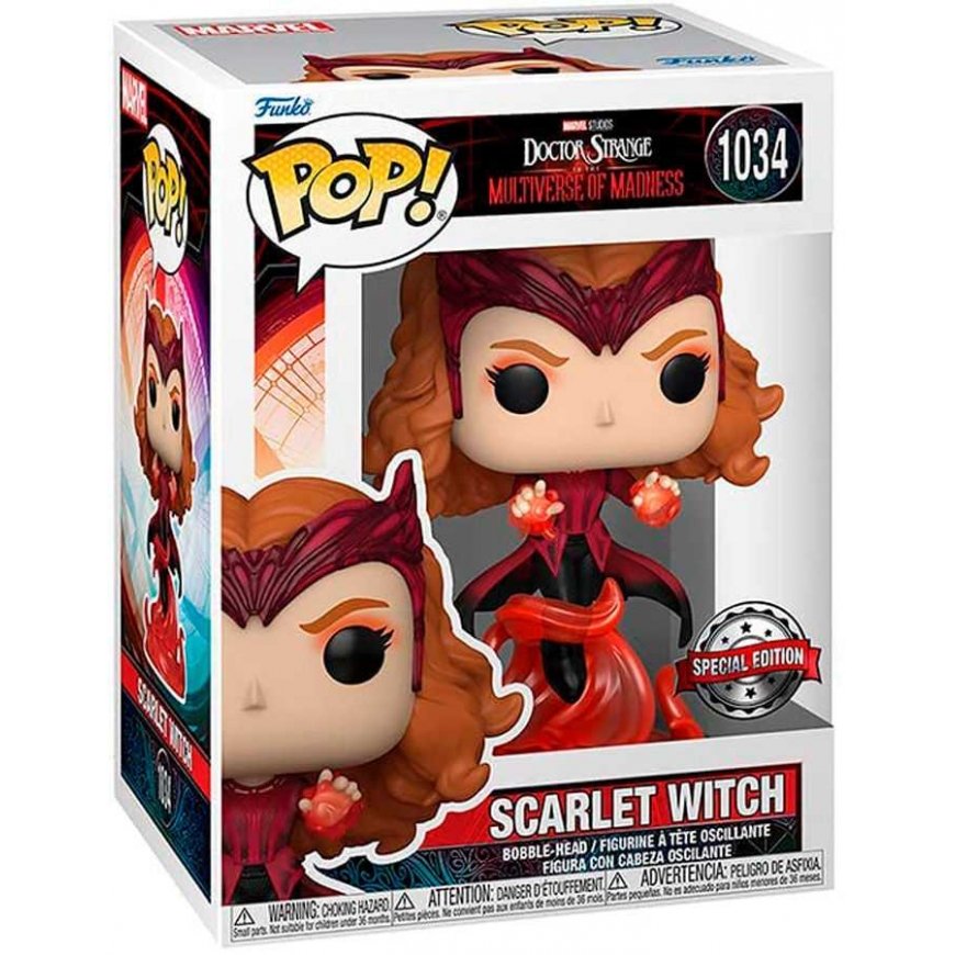 Funko POP -hahmo Marvel Doctor Strange Multiverse of Madness Scarlet Witch Exclusive – 2