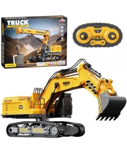 Lean Toys „Pasidaryk pats“ nuotoliniu būdu valdomas vikšrinis ekskavatorius 133el RC