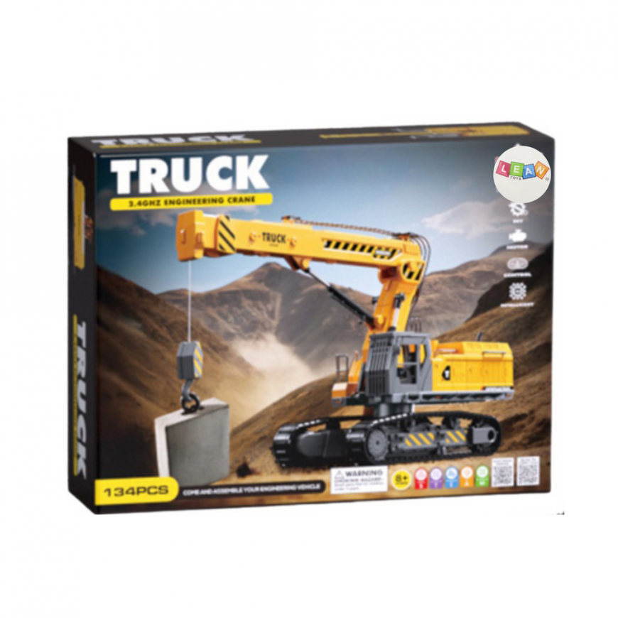 Lean Toys DIY Remote Controlled Crawler Excavator 133el RC – 5