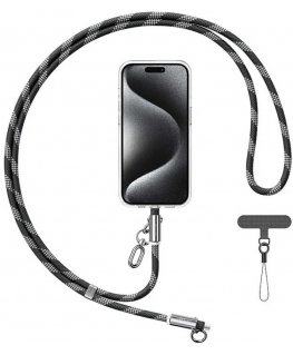 Smycz for phone with charging cable for Us SJ746 30W USB-C to Lightning 1.2m black