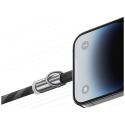 Smycz for phone with charging cable for Us SJ746 30W USB-C to Lightning 1.2m black Smycz for phone with charging cable for Us SJ746 30W USB-C to Lightning 1.2m black