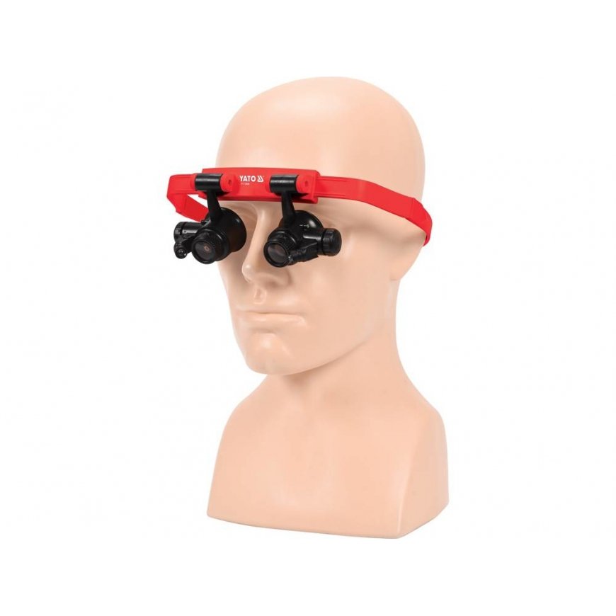 Yato YT-73840 suurennuslasi 10x musta, Oranssi – 2