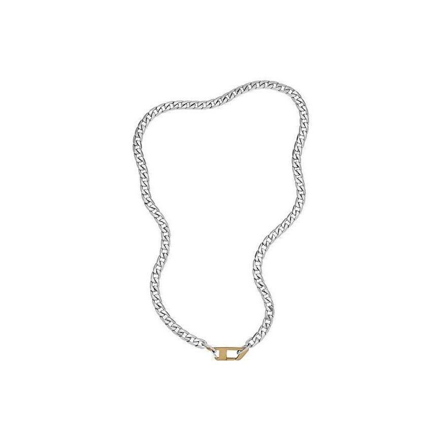 Diesel Timeless Steel Two-Tone Necklace DX1343040