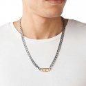 Diesel Timeless Steel Two-Tone Necklace DX1343040 Diesel Timeless Steel Two-Tone Necklace DX1343040