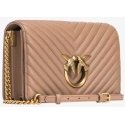 Pinko Women's Leather Crossbody Bag Pinko Women's Leather Crossbody Bag