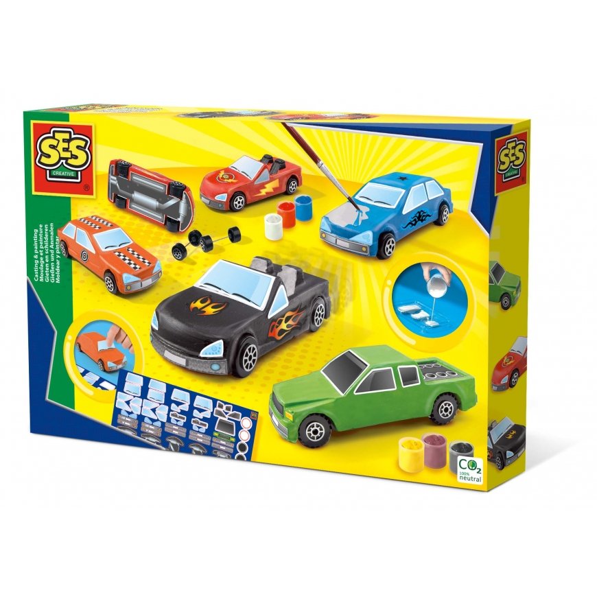 SES Creative Casting and painting - Cars