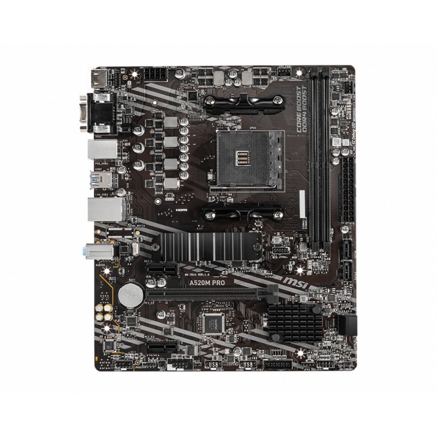 MSI A520M PRO mātes plate AMD