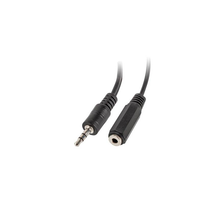 Lanberg AD-0024-BK audio cable 0.1 m 3.5mm 2 x 3.5mm Black – 2