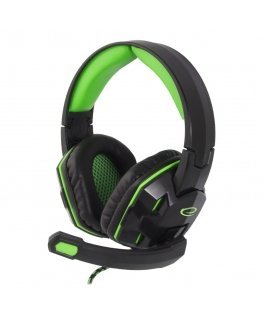 Stereo headphones with microphone for gamers Esperanza EGH380