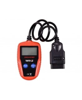 Yato YT-72977 sõiduki diagnostikaskänner OBD II Must, Punane