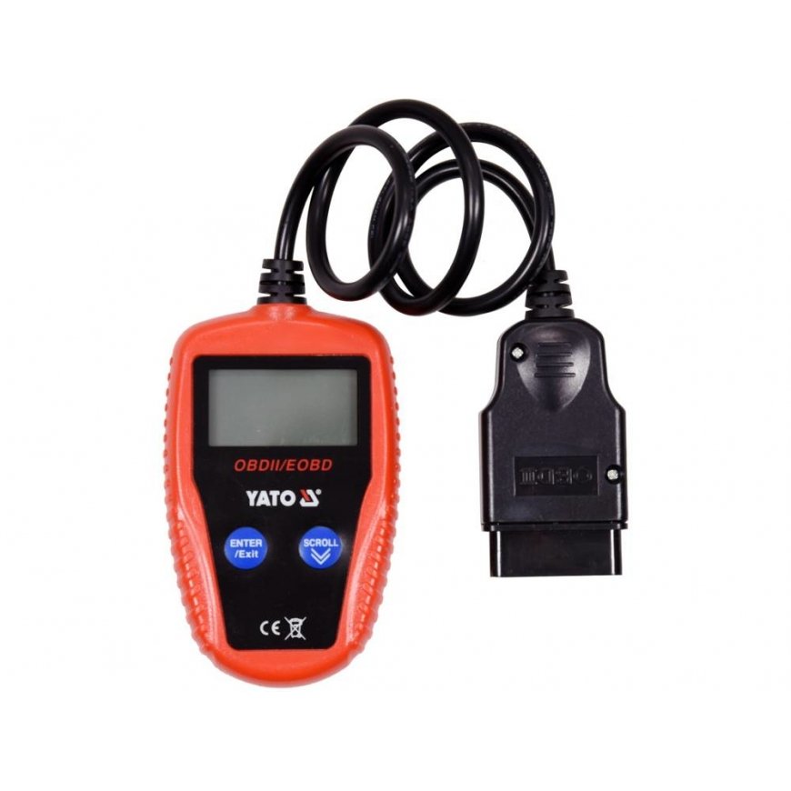 Yato YT-72977 transporto priemonės diagnostikos skaitytuvas OBD II Juoda, Raudona