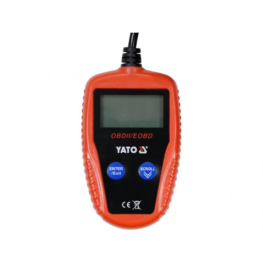 Yato YT-72977 сканер для диагностики автомобиля OBD II Черный, Красный – 2