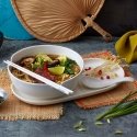 Villeroy & Boch Soup Passion Syömäpuikkosetti Valkoinen Villeroy & Boch Soup Passion Syömäpuikkosetti Valkoinen