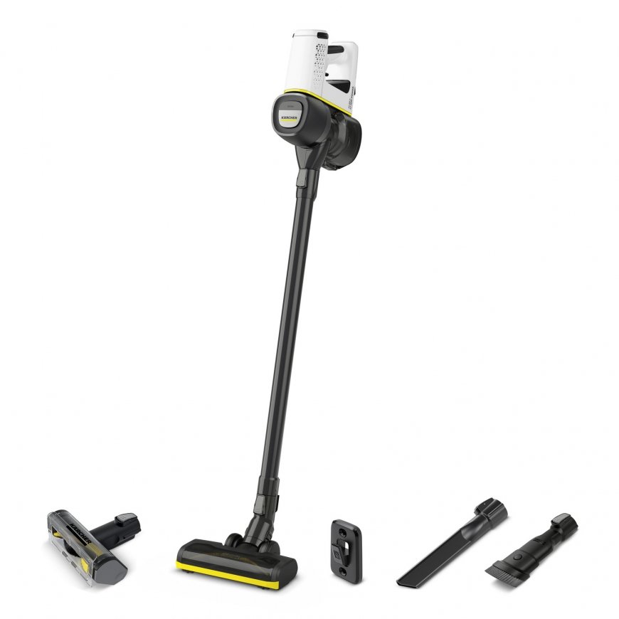 Kärcher VC 4 2-in-1 stick vacuum Battery Dry Foam Bagless 0.65 L Black, White 2.5 Ah
