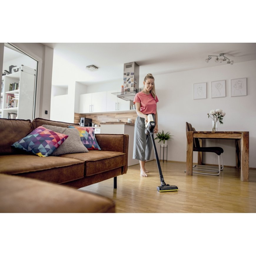 Kärcher VC 4 2-in-1 stick vacuum Battery Dry Foam Bagless 0.65 L Black, White 2.5 Ah – 3