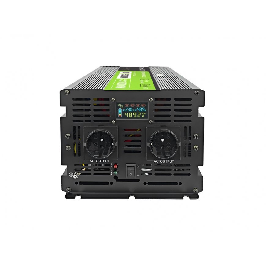 Green Cell Przetwornica napicia PowerInverter LCD 48 V 5000W/10000W Przetwornica samochodowa z wywie – 2