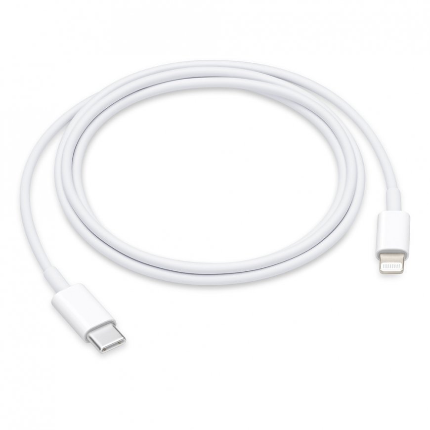 Apple MX0K2ZM/A „Lightning“ kabelis 1 m Balta