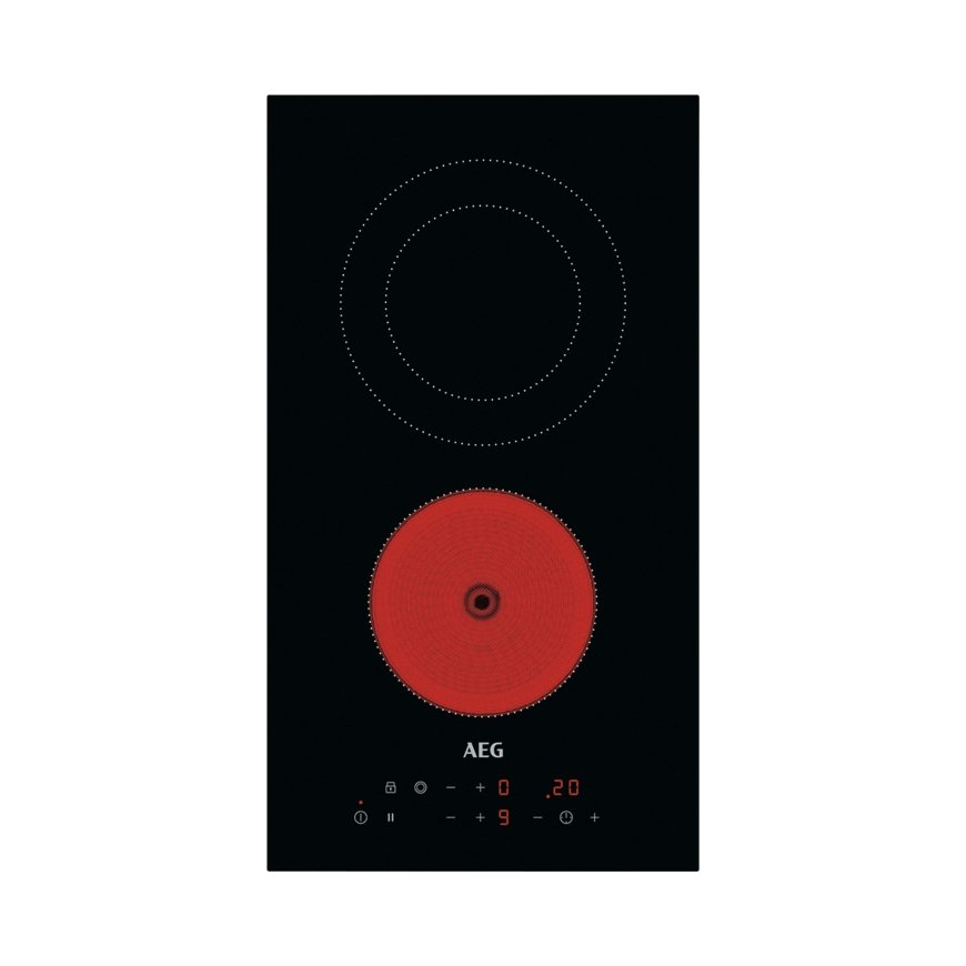 AEG HRB32310CB Black Built-in 30 cm Ceramic 2 zone(s)