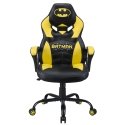 Subsonic Batman Junior PC-pelituoli Pehmustettu istuintoppaus musta, Keltainen Subsonic Batman Junior PC-pelituoli Pehmustettu istuintoppaus musta, Keltainen