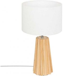 Atmosphera Lamp ADONA night light on a wooden base, height 53 cm