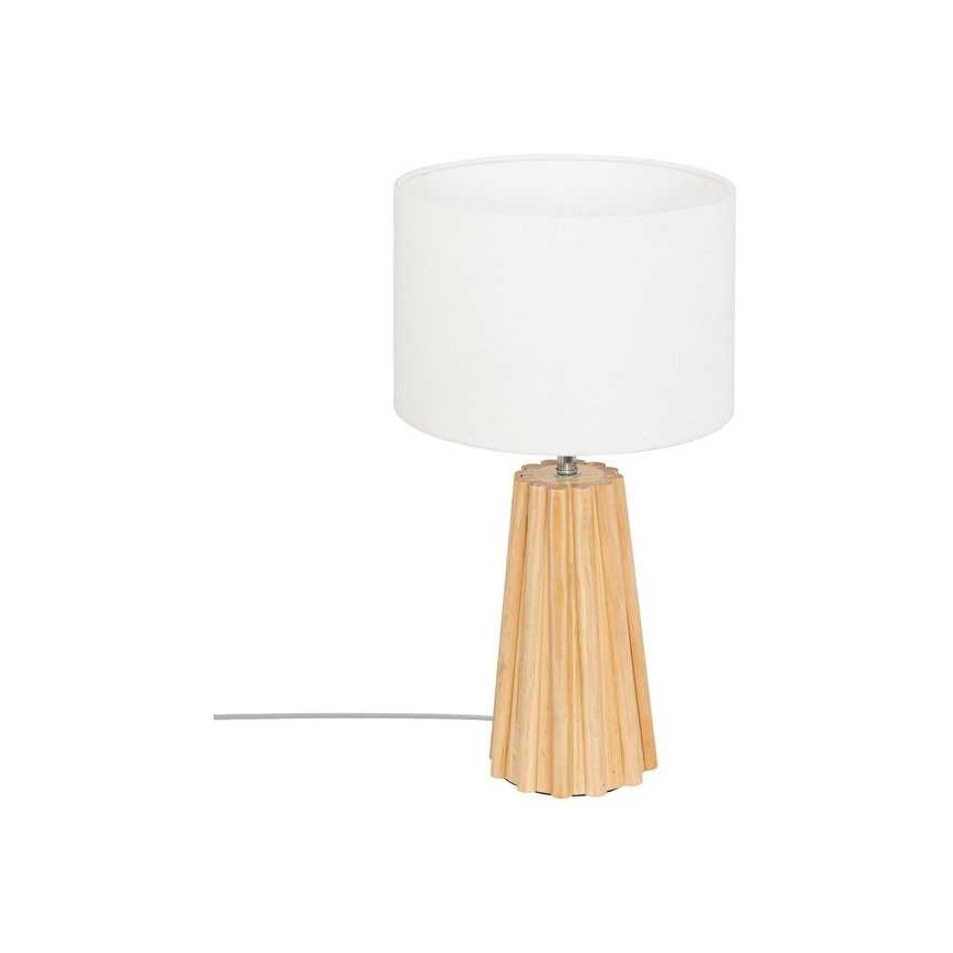 Atmosphera Lamp ADONA night light on a wooden base, height 53 cm – 5