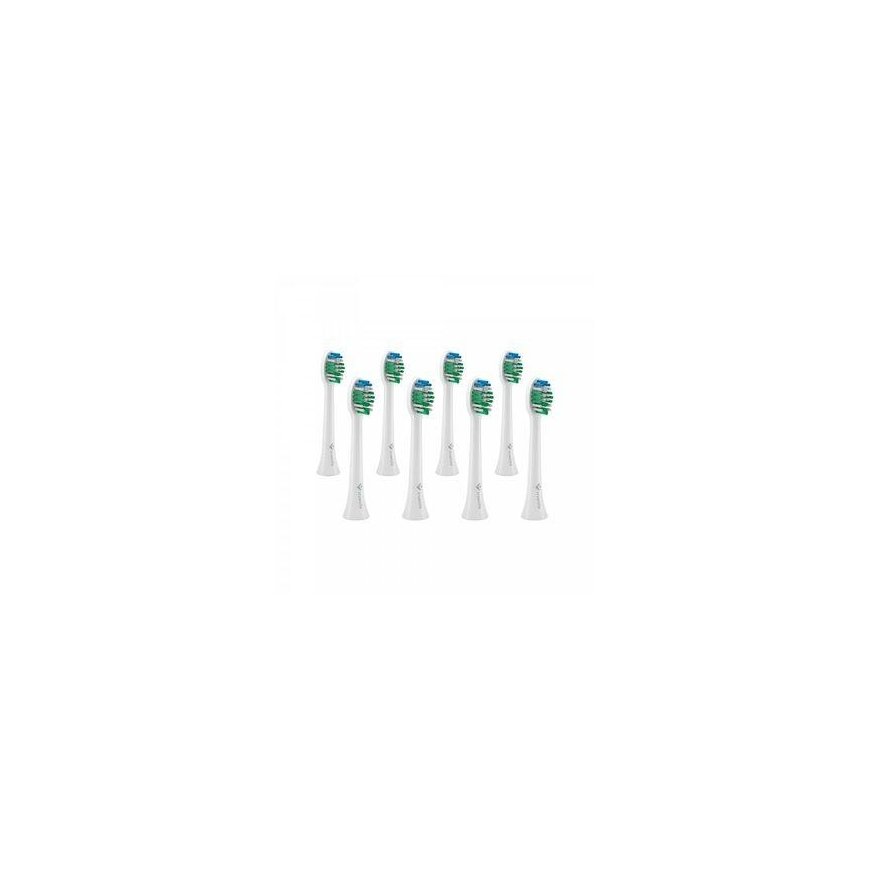 TrueLife SonicBrush Toothbrush Compact Heads, White Standard 8-Pack