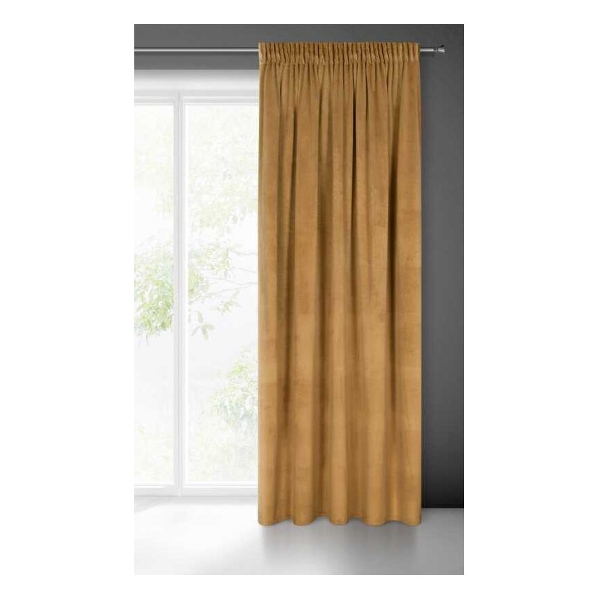 Eurofirany Curtains 140x270 Honey Rosa velor ready on tape D91 – 2