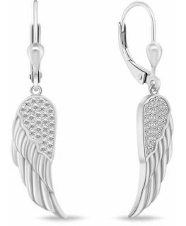 Brilio Silver Brilio Silver Charming silver earrings Angel wing EA329W