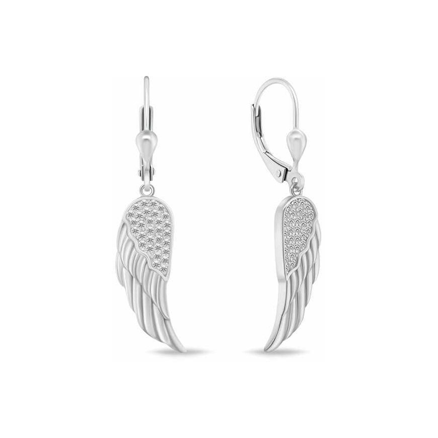 Brilio Silver Brilio Sidabrinis Charming sidabrinis auskarai Angel wing EA329W