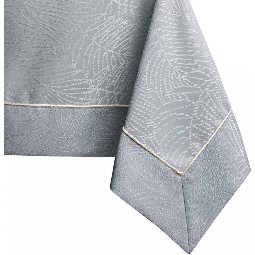 AmeliaHome Tablecloth AH GAIA BRD PPG LIGHTGREY“ 120x180