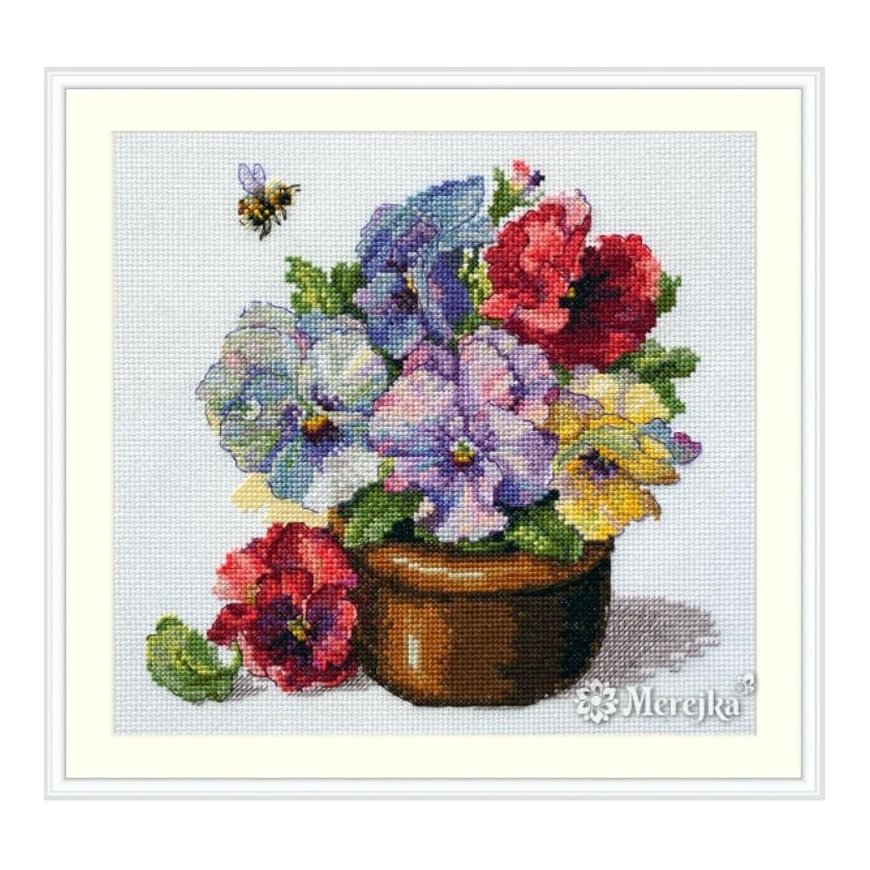 Merejka Spring Pansies SK215 – 2