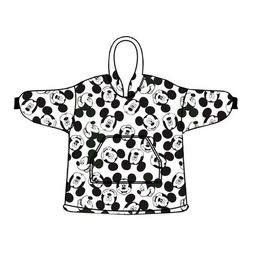 Disney Mickey oversize sweatshirt coat adult coral