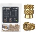 Ruthex M3 kierresisäke – Rx-M3x5,7 - 100 kpl Ruthex M3 kierresisäke – Rx-M3x5,7 - 100 kpl