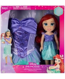 Jakks Pacific Disney The Little Mermaid Ariel doll + costume 38cm