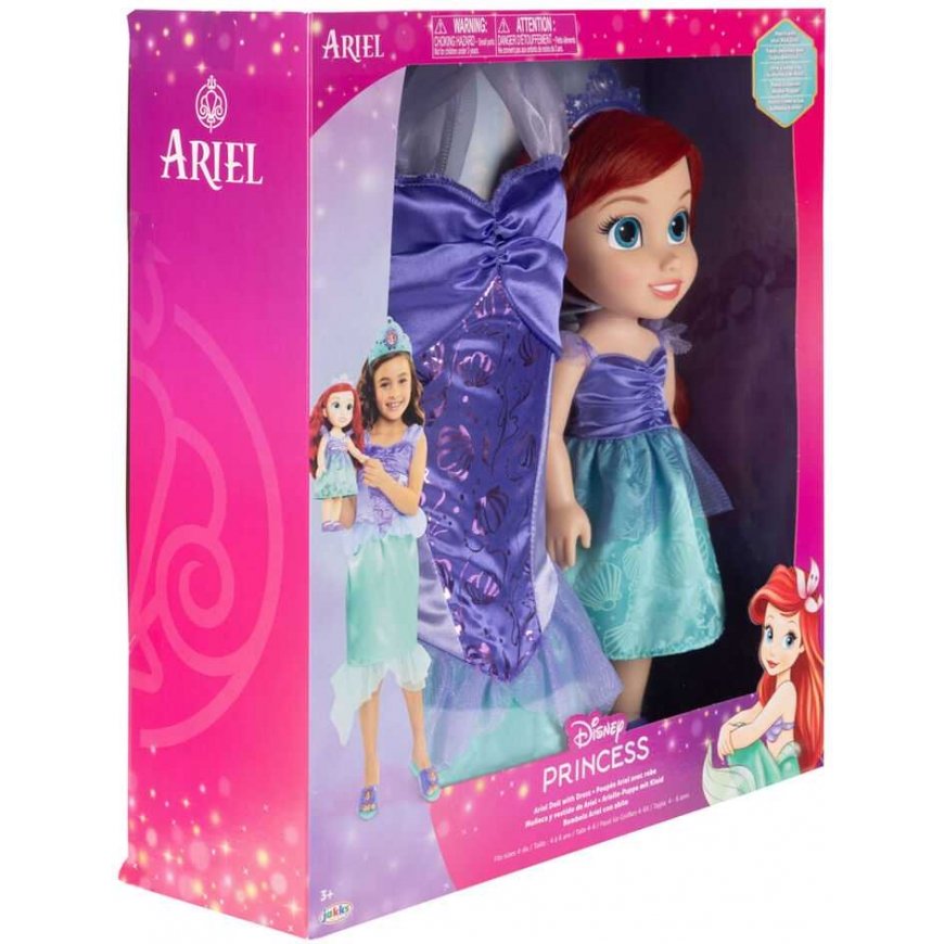 Jakks Pacific Disney The Little Mermaid Ariel doll + costume 38cm – 5