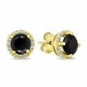 Brilio Silver Brilio Silver Gold Plated Sparkling Earrings with Zirconia EA601YBC Brilio Silver Brilio Silver Gold Plated Sparkling Earrings with Zirconia EA601YBC